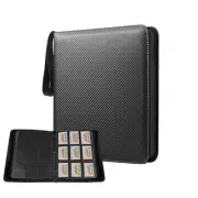 Card Binder, Card Binder with Zipper, 720Pocket Double Sided Pockets Card Hol...