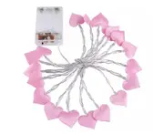 C91 3m 20LED Valentines Day Heart Light String Romantic Decoration Warm White LED Battery for Wedding Confession Proposal