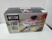 New Weston Electric Food Mill Processor 1.75 Quart Capacity White 61-0201-W