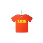 Personalised Fire Department Shirt Car Air Freshener
