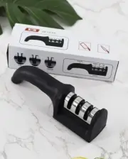 Home Knife Sharpener PROFESSIONAL System Ceramic Tungsten Kitchen Sharpening