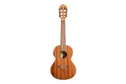 Tiki 6 String Mahogany Solid Top Electric Ukulele with Hard Case (Natural Gloss)