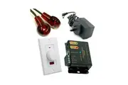 Remote Control Extender Repeater System Kit + IR Infrared Sensor Wall Plate