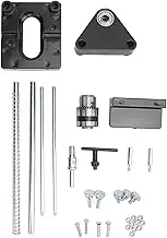 Woodworking Punch Locator High Strength Alloy Steel Reverse Card Bracket Punch Hole Jig Positioner Guide Kit for Wardrobe Cabinet Door DIY Woodworking Projects