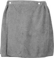 Healeved Bath Skirt for Males,Men Household Bathrobe Wearable,Adjustable Body Wrap Towel for Men,Mens Shower Wrap,Polyester Bath Skirt