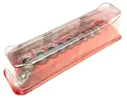 New Snap-on™ 110TMDY 10pc 1/4" Drive 3/16" 9/16" 12pt Shallow Chrome Socket Set