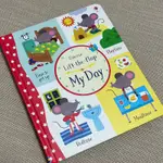 USBORNE LIFT-THE-FLAP MY DAY我的一天 硬頁翻翻書 作息訓練 情景認知翻翻書