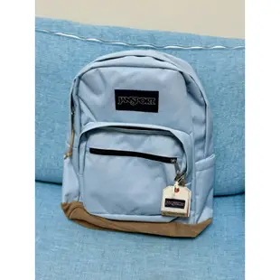 正品 Jansport 後背包  right pack 麂皮款 藍色 暮光款 傑斯伯背包 電腦包 書包