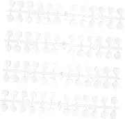 5 Sets Nail Display Board Nail Display Tips Transparent Nail Polish Nail Color Plates Color Display Board for Manicure Nail Art Tips Nail Color Sample Board Nail Stencil