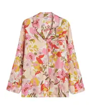 'S Max Mara Alan Floral Printed Button-Up Shirt IT40,IT42,IT38,IT48,IT46 pink
