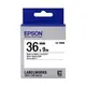 EPSON C53S657401 LK-7WBN一般系列白底黑字標籤帶(寬度36mm)