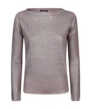 laminated linen jumper S,M Gray