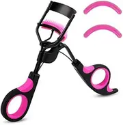 Eyelash Curler Kit,Eyelash Curler with 2 Silicone Refill Pads,Natural Curler Shapes Charming Curled Lashes