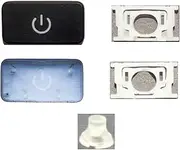 Ojguct Replacement Power Keycap Keys and Hinge Silicone Rebound Cup Fit for MacBook Pro/Air 13/15'' A1425 A1502 A1398 A1369 A1466 2012-2015 Year Keyboard On-Off Key Key Cap (AP11 Model)
