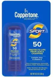 (EXPIRED) Coppertone SPORT SPF 50 Sunscreen Lip Balm *READ DESCRIPTION*