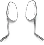 Motorcycle parts 8MM Motorcycle Rear View Side Mirrors For Harley for Davidson Street 500 750 for Sportster XL 883 1200 FLD FXDB FXDF FXDL FXDWG FLS FLSS Spare parts(Chrome)