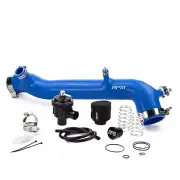 RPM Blue Silicone Charge Tube w/ BOV for Polaris RZR XP TURBO EPS 2016-2017