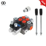 Hydraulic Monoblock Double Acting Control Valve 2 Spool 11 GPM with Conversion