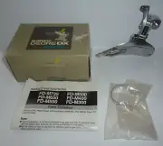 Vintage Shimano DX M650 Front Derailleur 28.6 adjustable clamp bottom pull