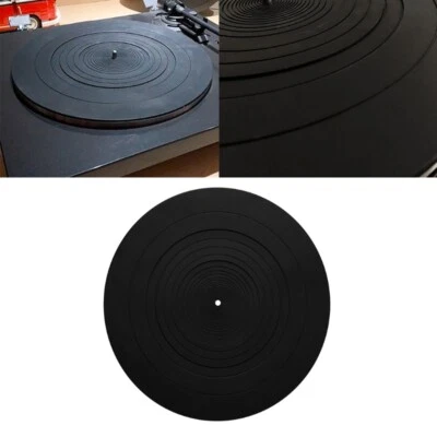 Record Mat Turntable Platter Mat Silicone Vinyl Slipmat for LP Record Players