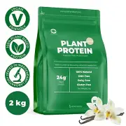 2KG VEGAN PROTEIN POWDER VANILLA PEA AND RICE PROTEIN