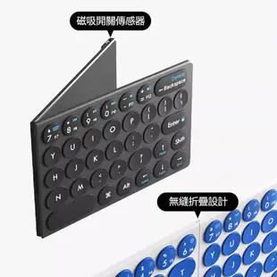 MiPOW麥泡 折疊無線藍牙鍵盤 MPC005 黑色