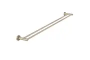 Meir Double Towel Rail 900mm Round - Champagne MR01-R90-CH