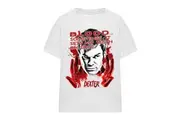 Dexter Unisex Adult Blood T-Shirt (White) - UTTV15608
