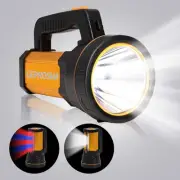 Powerful Led Flashlight High Lumens Rechargeable, Super Bright Handheld Spotl...