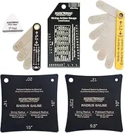 MusicNomad Precision 6 pc. Guitar Setup Gauge Tool Set - Plus 24 pg. Instructional Booklet and Storage Case (MN604)