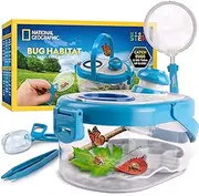 National Geographic Bug Catcher Kit for Kids - Kids Bug Habitat with Magnified Viewer, Bug Catcher, Tweezers & Learning Guide, Insect Habitat, Outdoor Toys, Kids Bug Catching Kit, Bug Cage, Bug Box