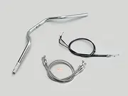 H038-072C CB1300SB Handle Set, European Type 3, Chrome Plated (10-13 Vehicles Without ABS)