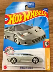 Hot Wheels ‘94 Bugatti EB110 SS #065 HW ‘22 Turbo 5/10 Silver VHTF!