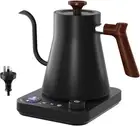 Electric Gooseneck Kettle 0.9L, LCD Temperature Control Display, 1200W Fast H...