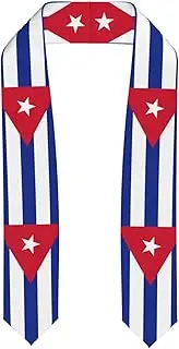[EdWal] Cuban Flag Stole and Sash Plain Adult Honor Stole 2025