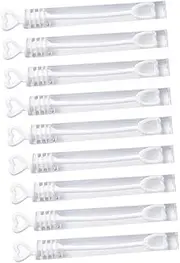 WEKAMOS 144Pcs Heart Bubble Wands Party Favors Elegant Wedding Decoration Sticks for Fun Party Accessories Easy Bubble Making with Ergonomic Design Great Present for Family Friends