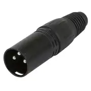 XLR 3-Pin Male Plug DMX Connector Audio Adapter For Stage Lighting