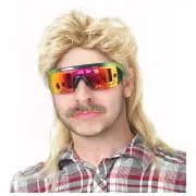 Mullet Wigs for Men 70s and 80s Theme Party Costumes Fancy Party Accessory