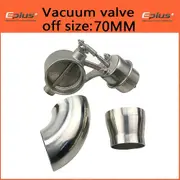 EPLUS Car Exhaust Pipe System Valve Sets Vacuum Controller Device Remote Kit Controller Switch Universal 51 63 76MM Close valve body 70