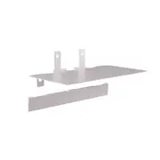 2pc Nanoleaf Blocks Add-On Kit Stainless Steel Wall Mount Floating Shelf WHT