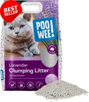 Lavender Cat Litter 7.5Kg Clumping Scoopable Odour Control Easy Clean