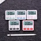 Digital Display Cooking Stopwatch Alarm Clock With Flashing Light Kitchen Timer