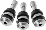Gatuida Pcs Rubber Valve Stems Replacement Kit for Cars Trucks Chrome Plated Easy Install