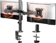 New NB H180 Dual Monitor Desk Mount Stand Full Motion Swivel Monitor Arm Gas Spr