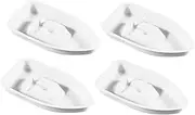 FUNNETOYU 4pcs Sailboat Model Kit Creative Crafts Making Ship Toy for Home Office Decoration Retro Steamship Body Material Pack for Boys and Girls Hands Learning Project