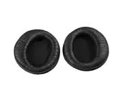 Portable Headset Cover Noise Reduction Ear Pads Replacement Earmuff Breathable for MDR-XD200 XD150 XD200 RAPOO H600 - Black