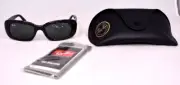 Ray Ban RB4122 Black Sunglasses 601/71 50-18 135 3N W/Case NEW