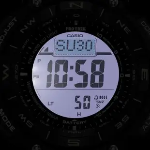 【CASIO 卡西歐】戶外裝備太陽能電子錶 深海藍 51.7mm(PRG-340SC-2)