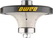 B30(1-1/4") Demi-bullnose/Roundover Coarse Diamond Hand Profiler/Router Bit