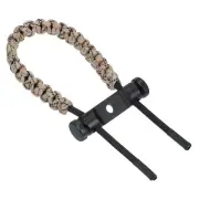 15.75 Inch Bow Wrist Sling 550 Paracord Strap Compound Multicolor 1 Count